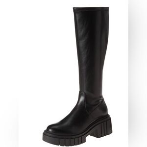 The Drop Women's Kennedy Pull-On Lug Sole Platform Boot
